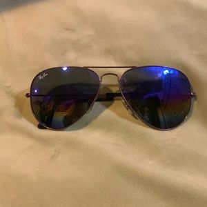 Ray-ban polarized aviator sunglasses